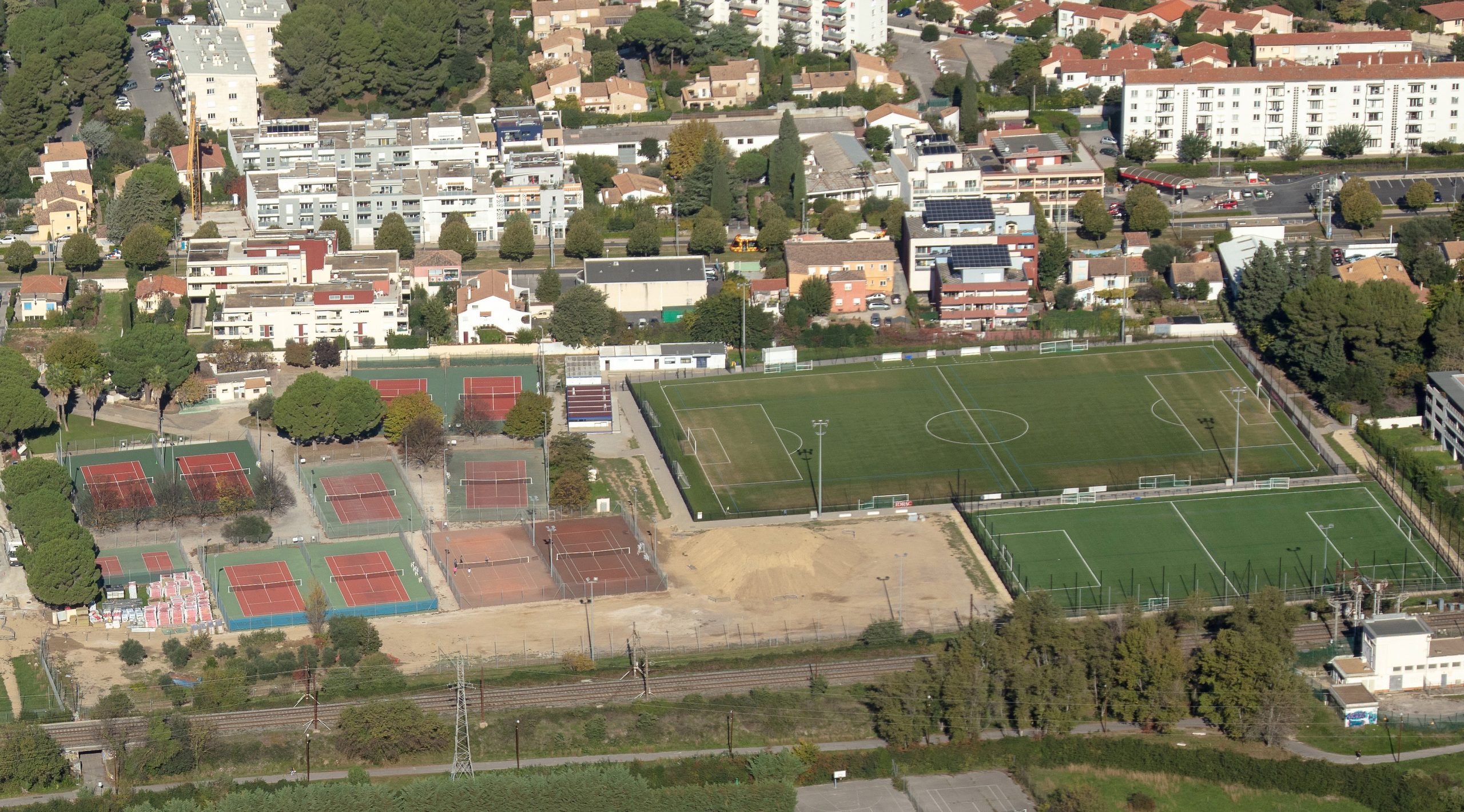 Le complexe sportif Jean-Fournier à Castelnau-le-Lez