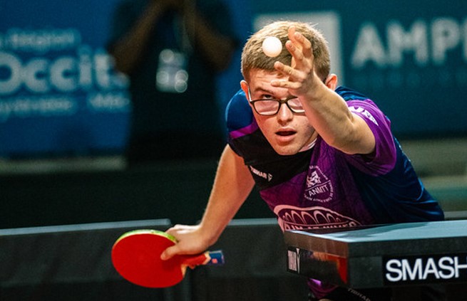 Alexis Lebrun remporte 2 matchs à la 1re journée du championnat par équipes