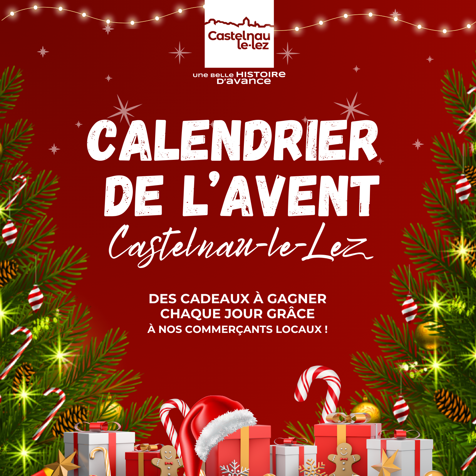 🎁 Le Calendrier de l’Avent de Castelnau-le-Lez est de retour !