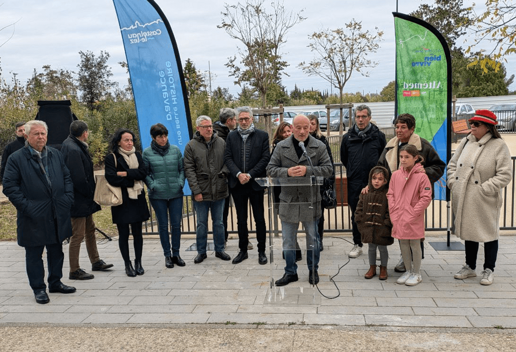 Inauguration de la nouvelle aire de jeux Héra, Frédéric LAFFORGUE en annonce une seconde pour le quartier Eurêka